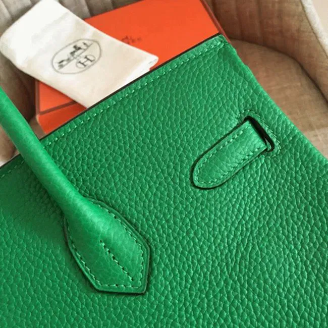 Bamboo Tone Knockoff Hermes Birkin 30cm Purse — image 4