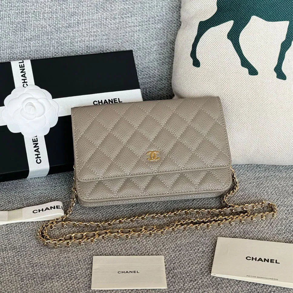 Chanel classic chain wallet