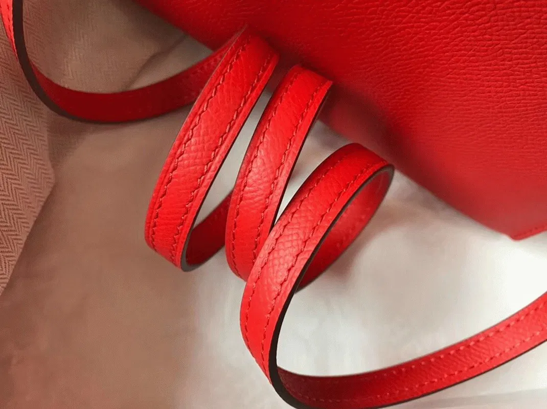 Hermes Kelly Mini II Bag in Rouge Casaque — image 4