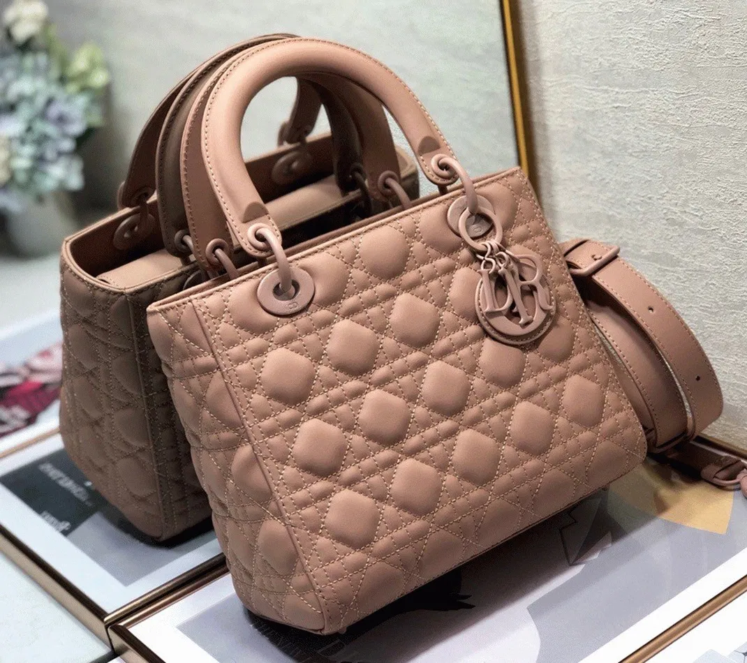 Dior Lady Dior Medium Bag in Blush — image 8