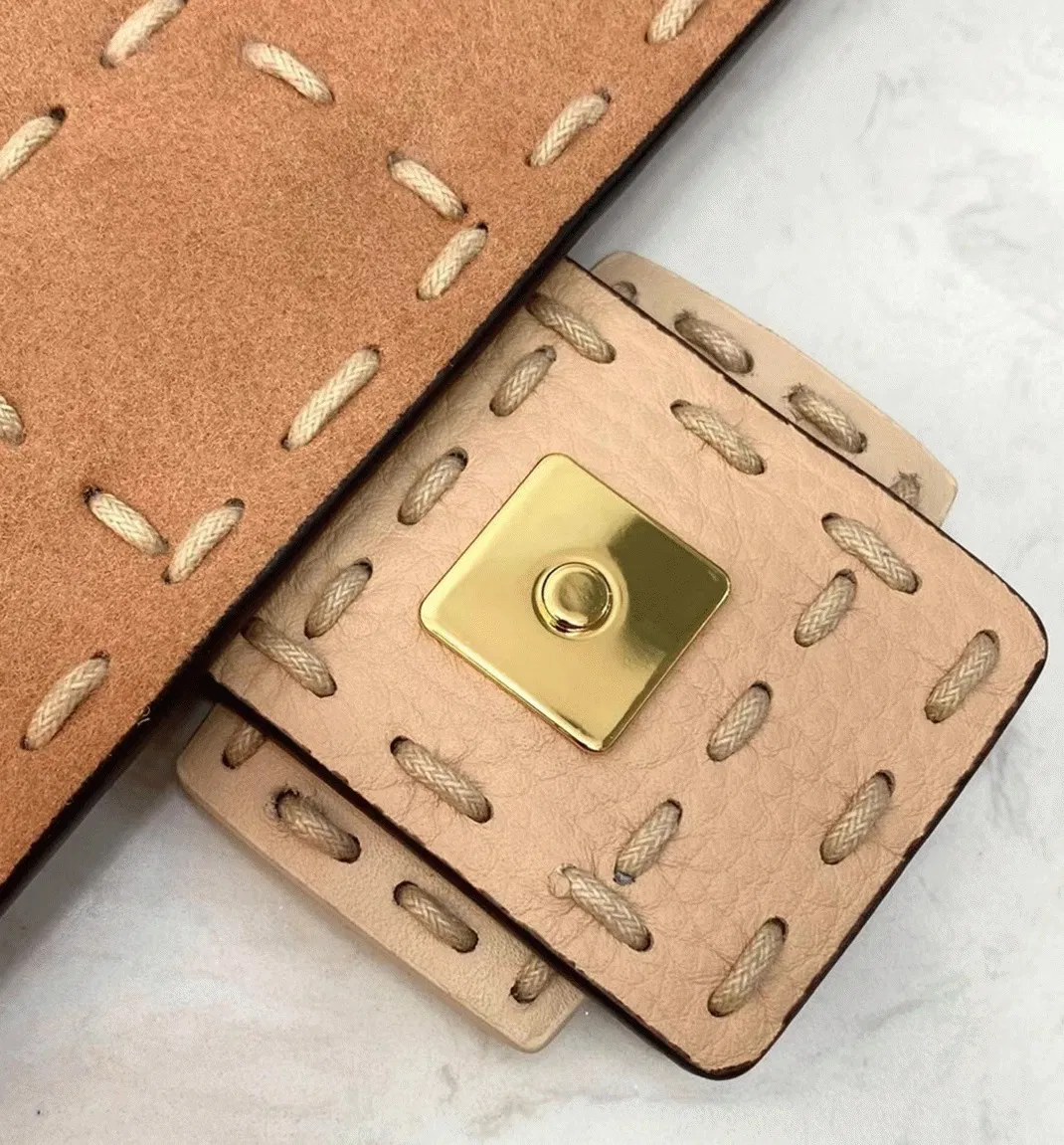 Top Quality Fendi Medium Baguette Bag In Beige — image 3