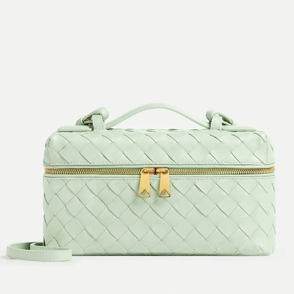 Bottega Veneta Bang Bang Vanity Case Mint