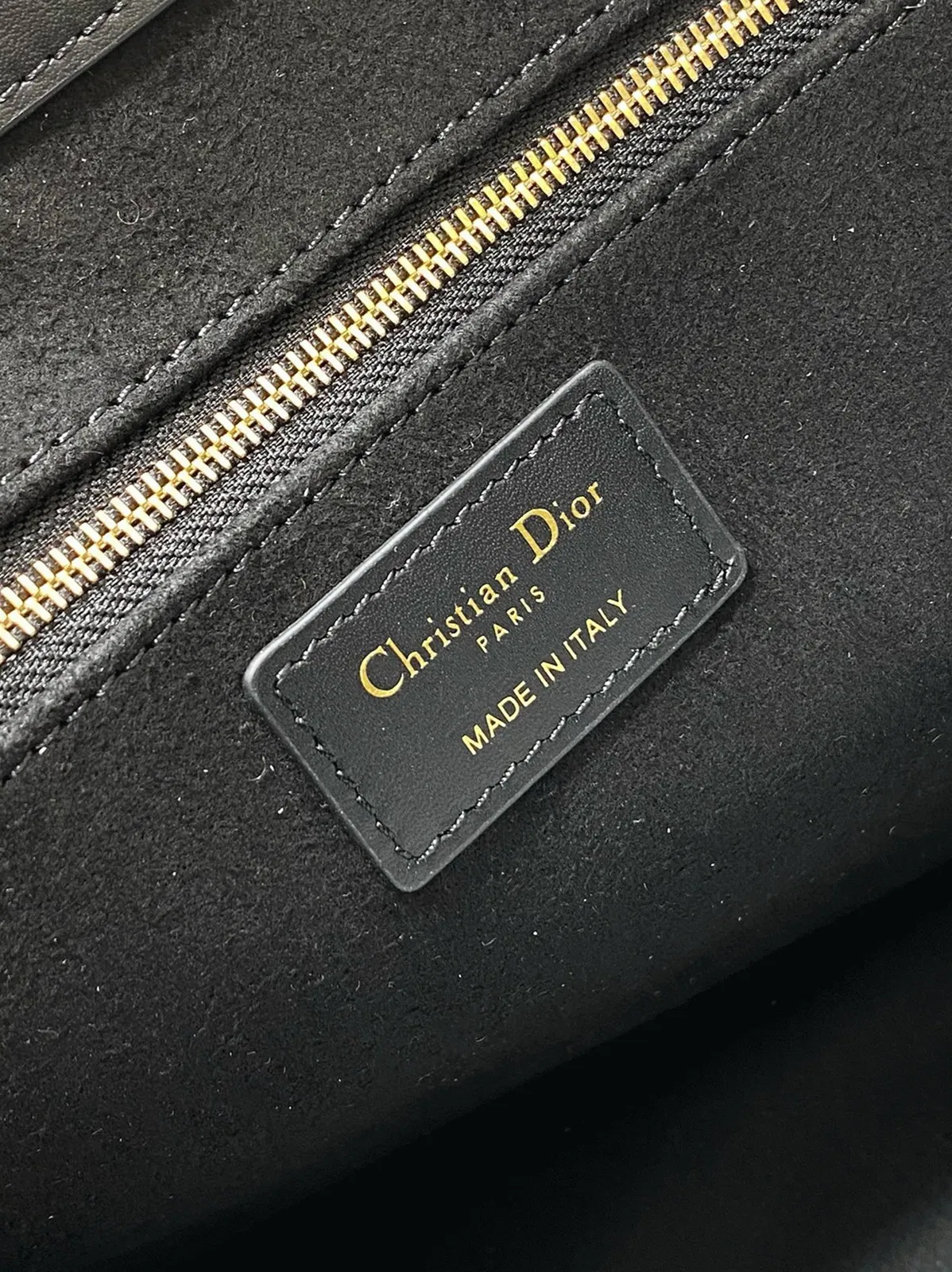 Dior Medium Book Tote Bag with Strap in Black — image 4