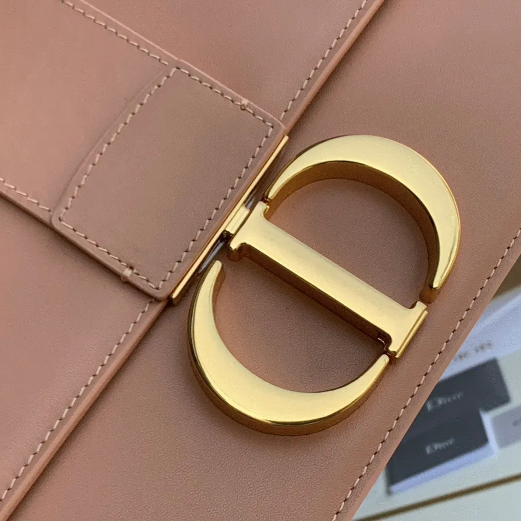 Dior 30 Montaigne Medium Bag Knockoff in Poudre Box Calfskin — image 10