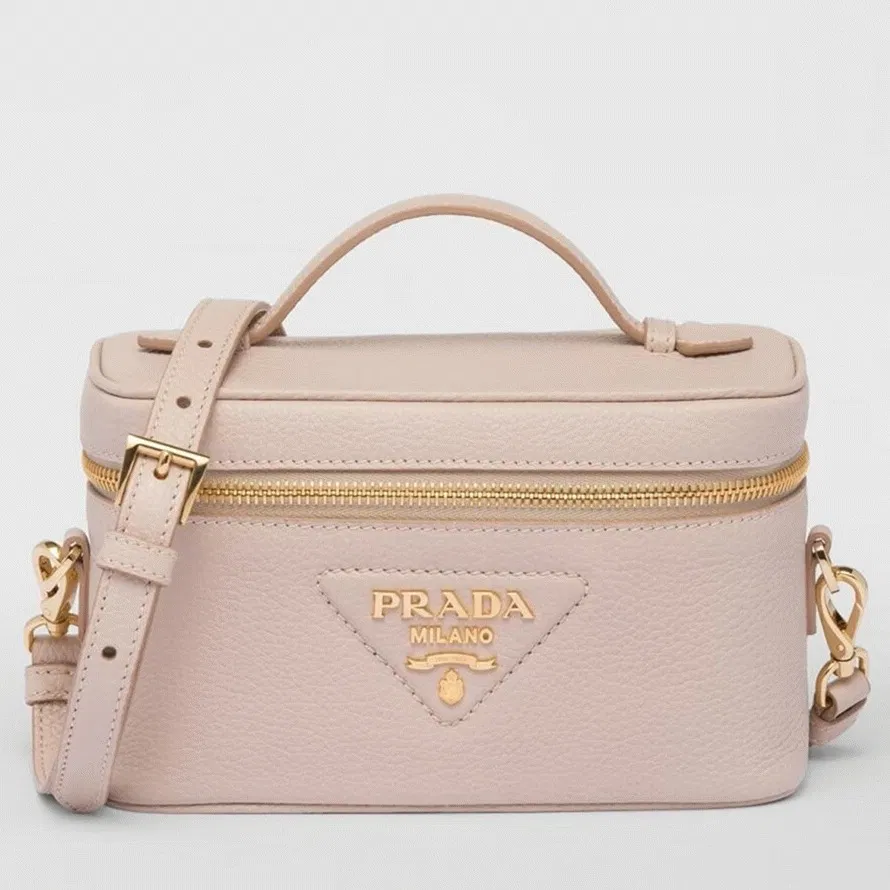 Prada Mini Vanity Bag in Light Pink