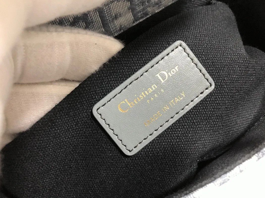 Dior 30 Montaigne East-West Bag with Chain in Black Calfskin — image 9