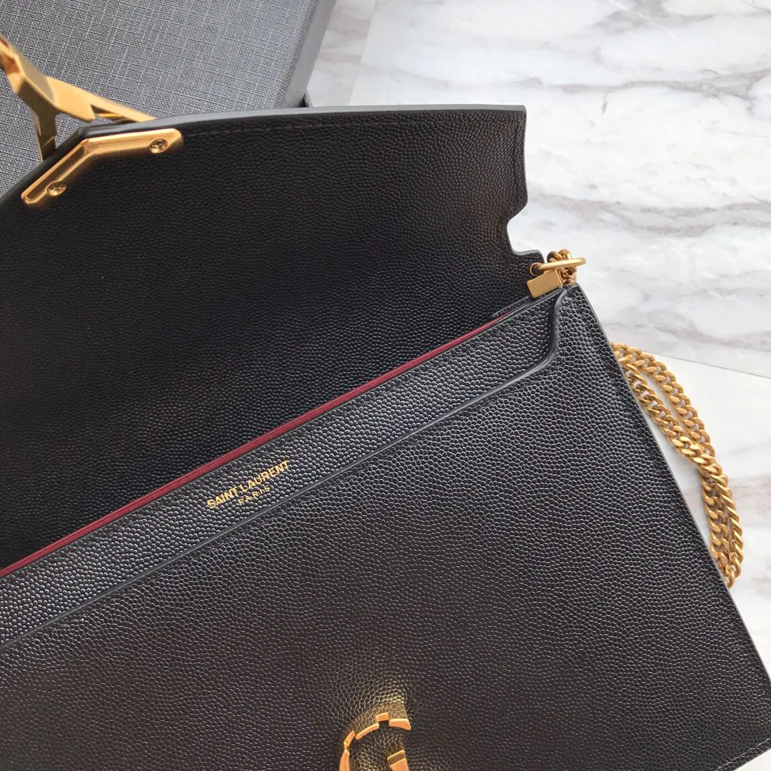 CASSANDRA MONOGRAM CLASP BAG IN OSTRICH — image 4