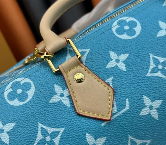 Louis Vuitton Speedy P9 Bandouliere 40 Bag In Turquoise — image 8