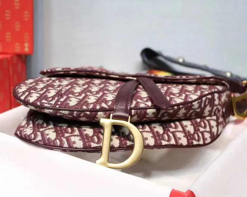 Dior saddle bag in red — image 5