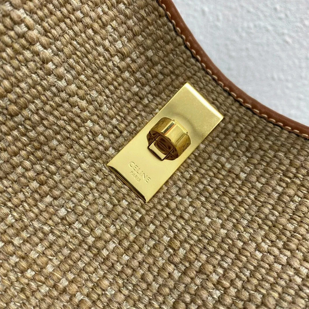 Top Quality Celine Bucket 16 Bag In Textile with Celine Logo — image 13