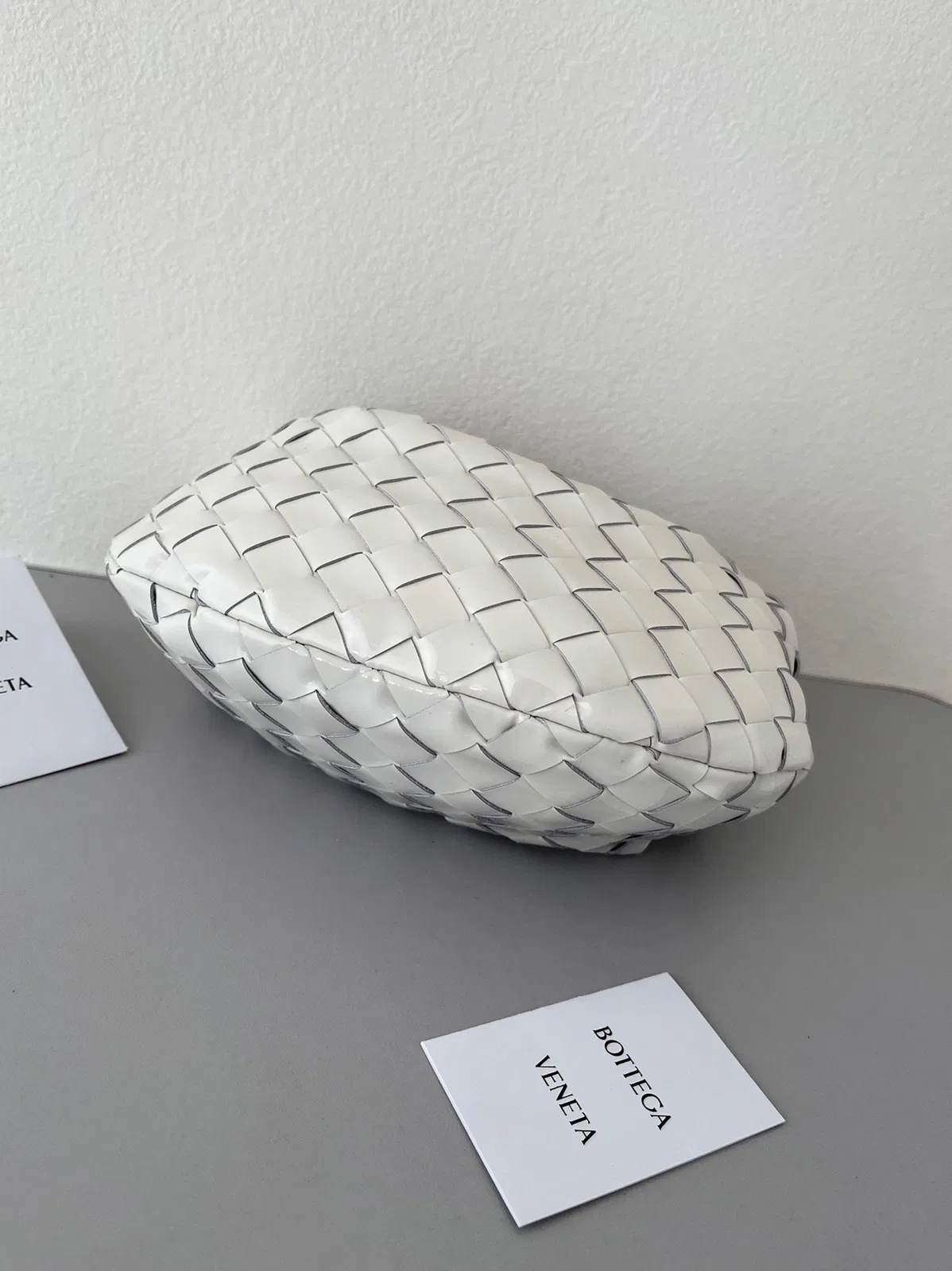 Imitation Bottega Veneta BV Jodie Mini Bag White — image 4