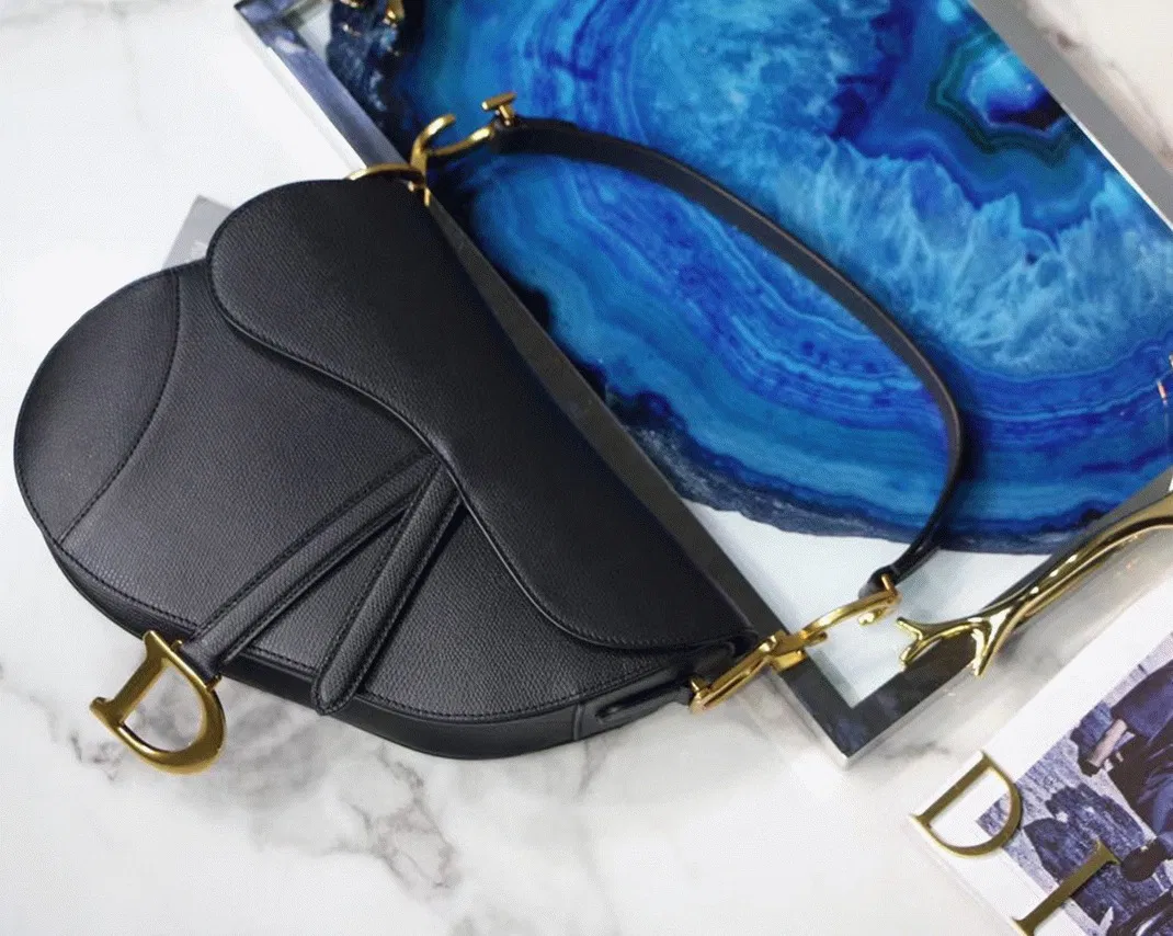 Dior Saddle Bag in Black Grained Calfskin — image 8