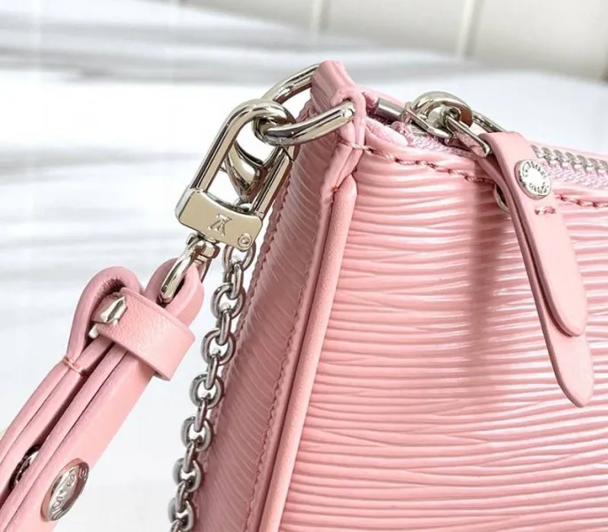Louis Vuitton Epi Leather Easy Pouch On Strap In Rose Ballerine Pink — image 8