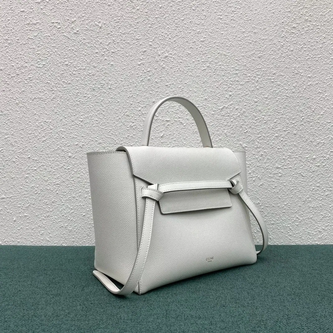 Celine Micro Belt Bag in White — image 7