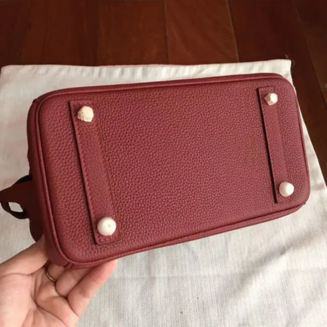 Bordeaux Hermes Birkin 25cm Quality — image 5