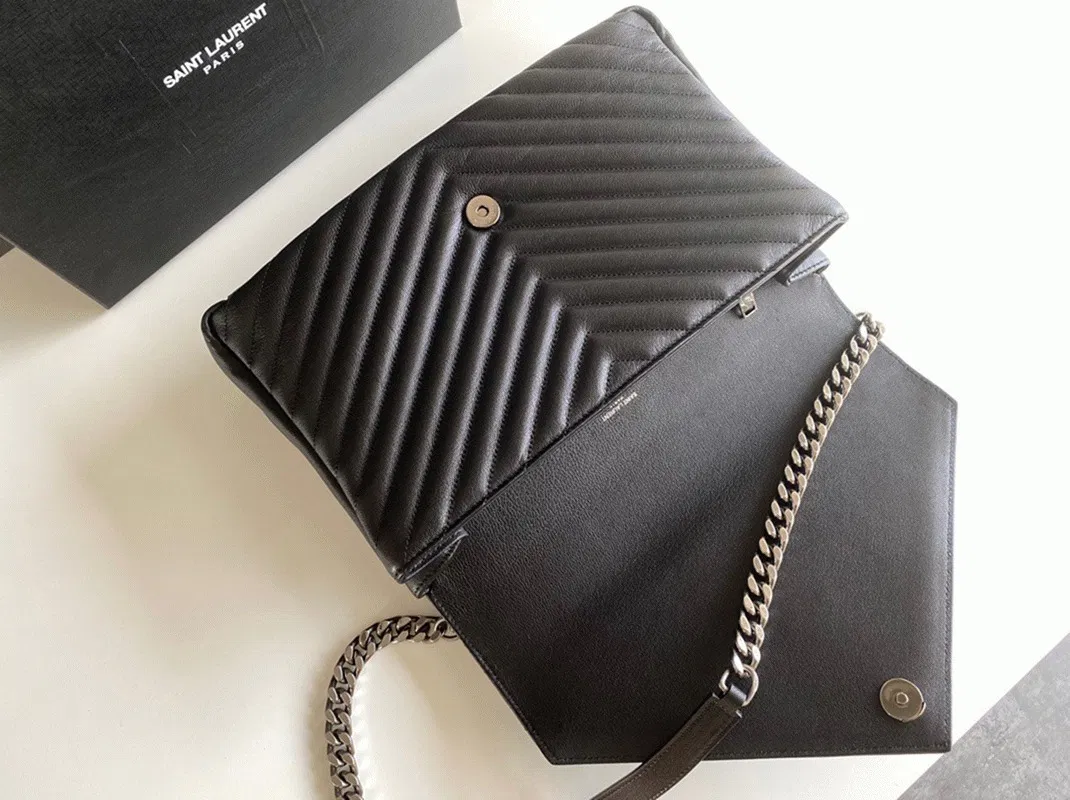 Saint Laurent College Large Chain Bag Noir — image 3