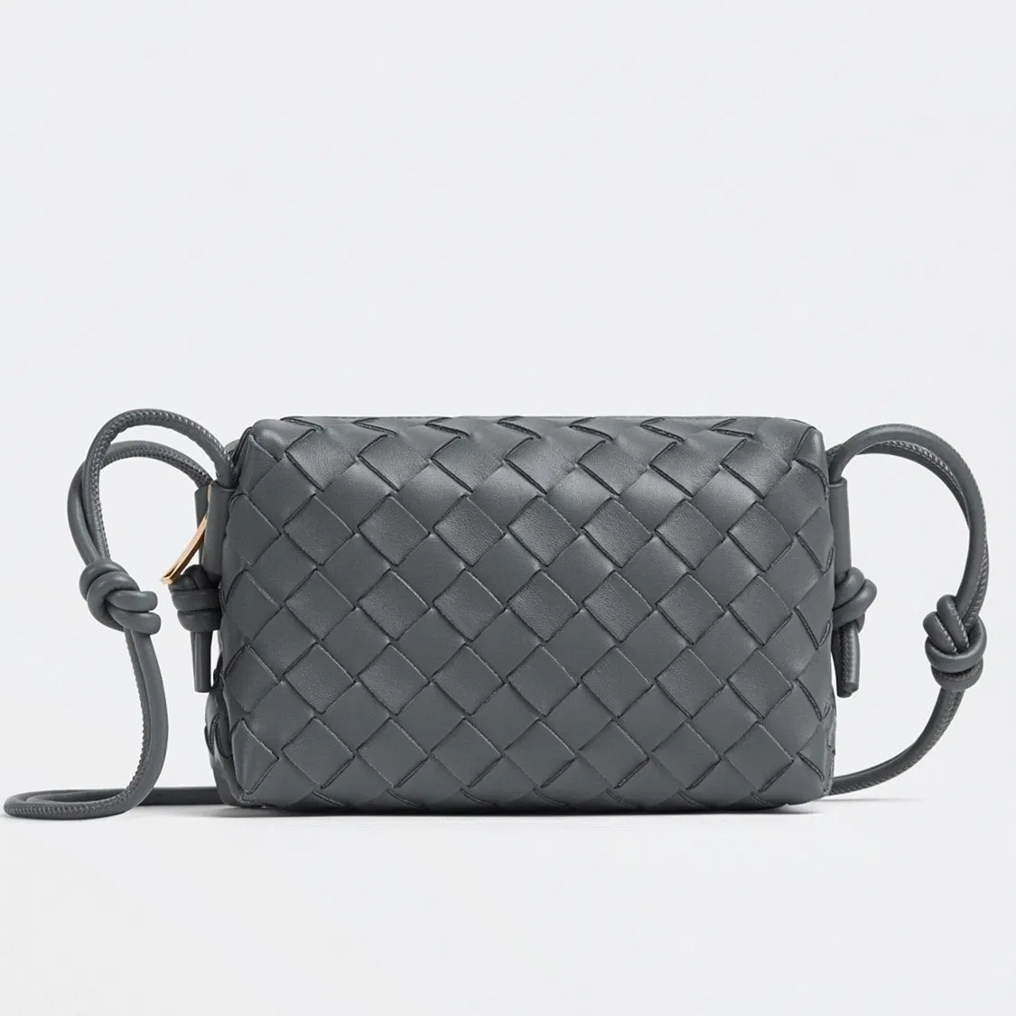 Bottega Veneta Loop Mini Bag Grey