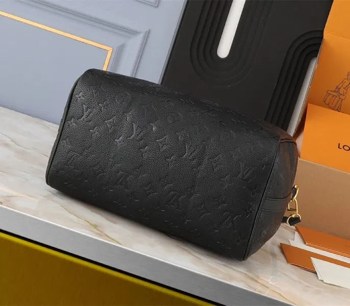 Louis Vuitton Monogram Empreinte Speedy Soft 30 Handbag In Black — image 3