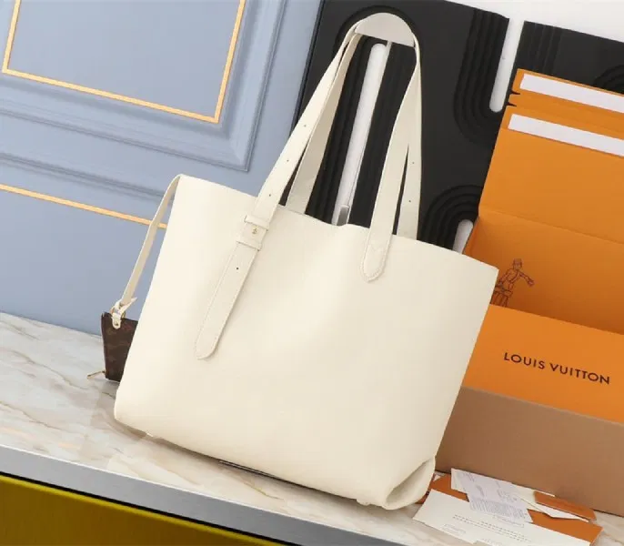 Louis Vuitton Low Key Cabas MM Bag In Quartz White — image 2