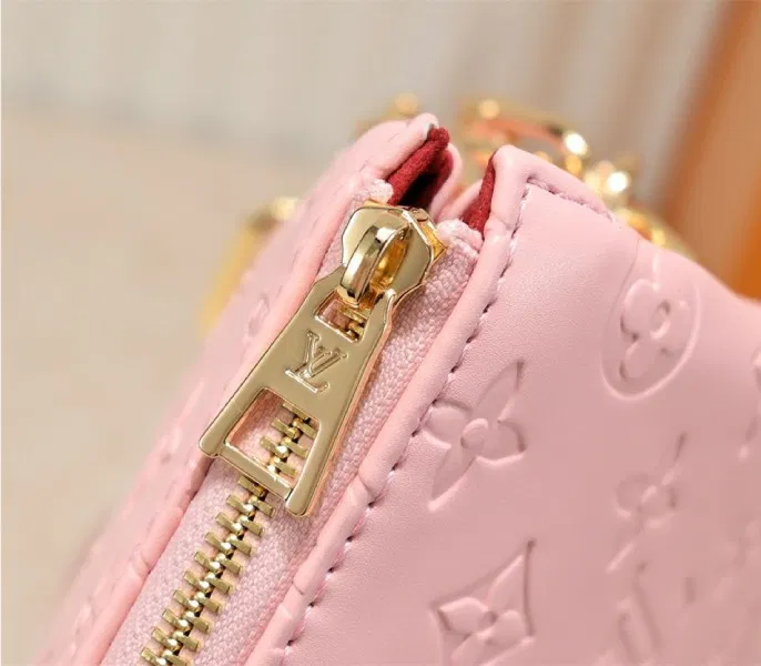 Louis Vuitton Coussin PM Bag In Light Pink With Jacquard Strap — image 9