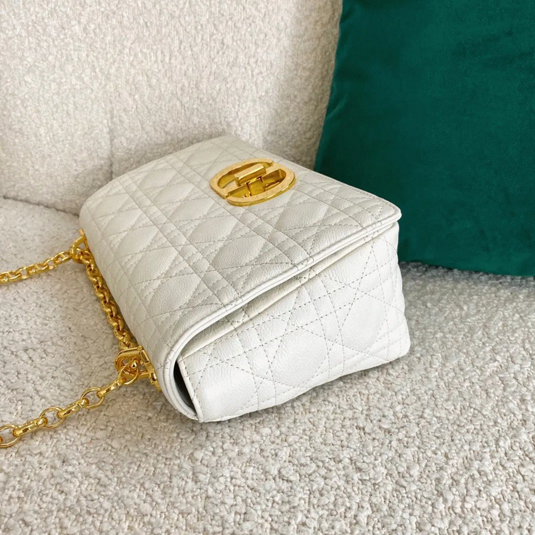 Dior Caro Medium Bag in White — image 7