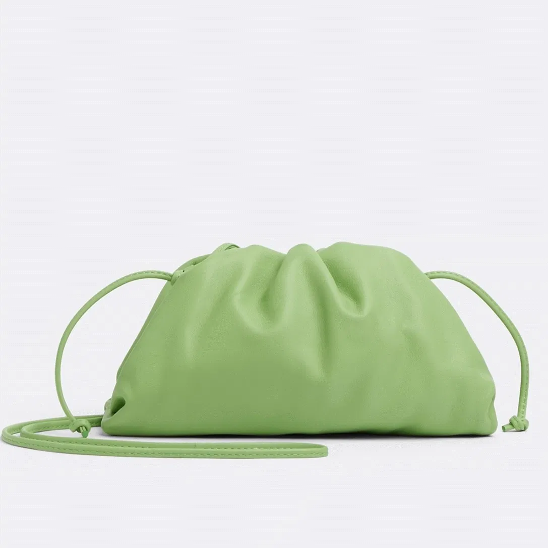 Bottega Veneta Mini Pouch with Strap Pistachio