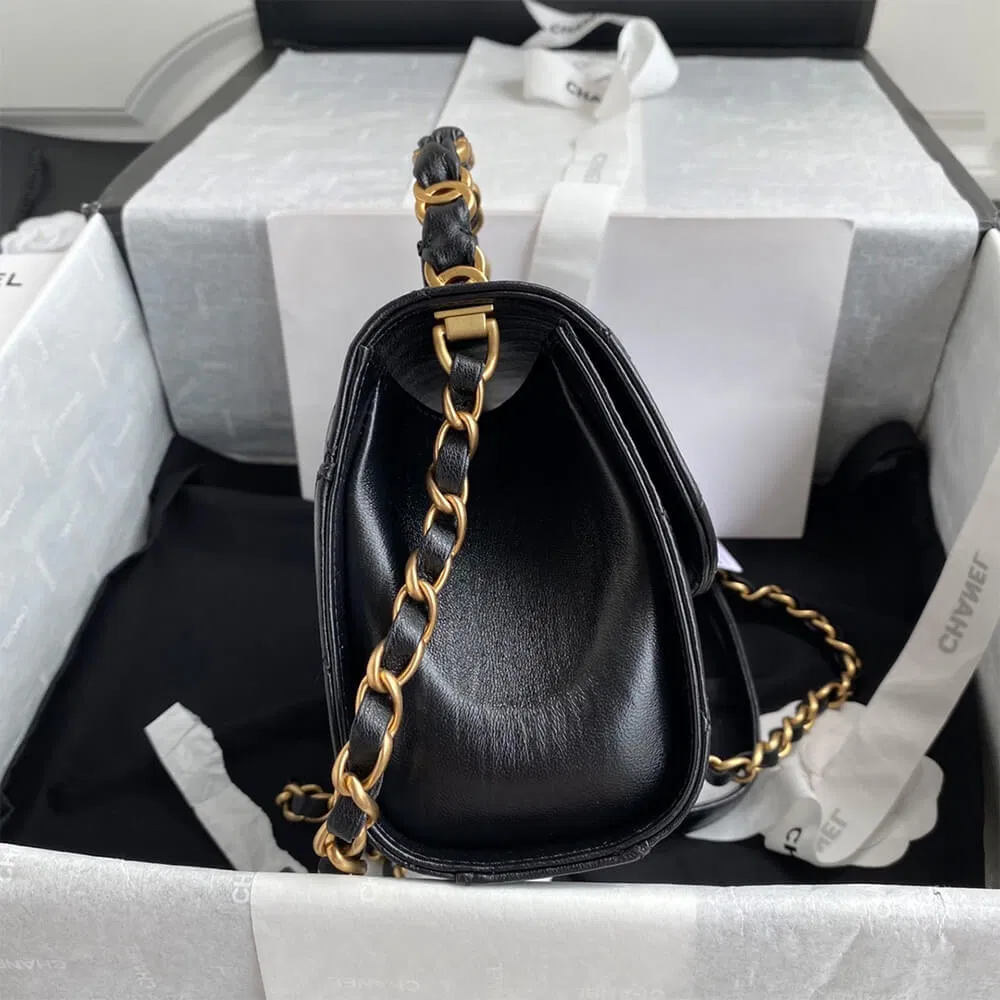 CHANEL Mini Flap Bag with Top Handle — image 3