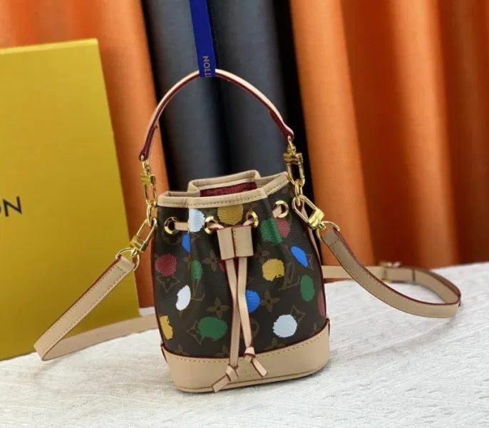 Louis Vuitton X YK Monogram Canvas Nano Noe Bag