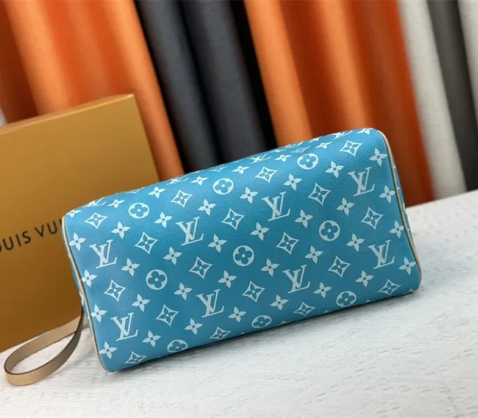 Louis Vuitton Speedy P9 Bandouliere 40 Bag In Turquoise — image 5