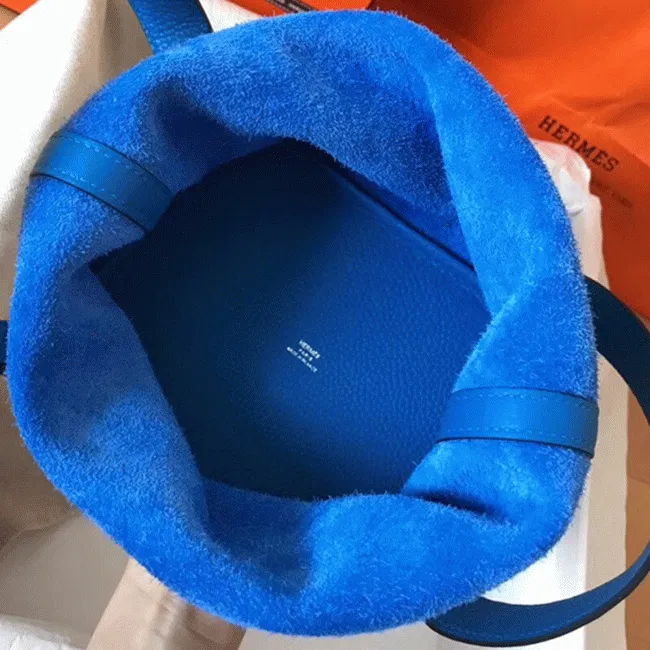 Top quality blue hydra Hermes Picotin Lock 18cm handbag — image 8