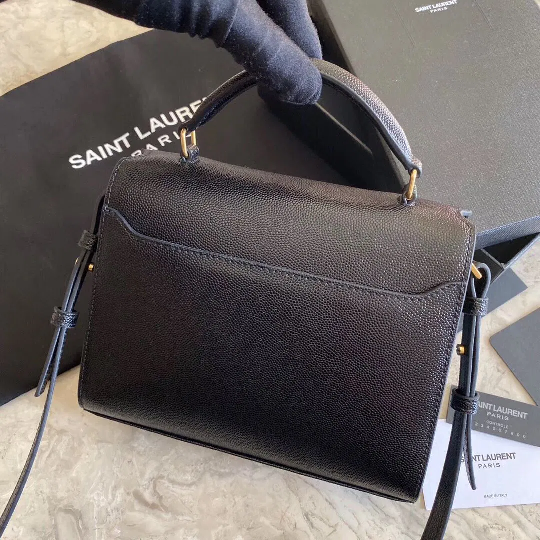 CASSANDRA MONOGRAM CLASP BAG IN MATTE PYTHON — image 7