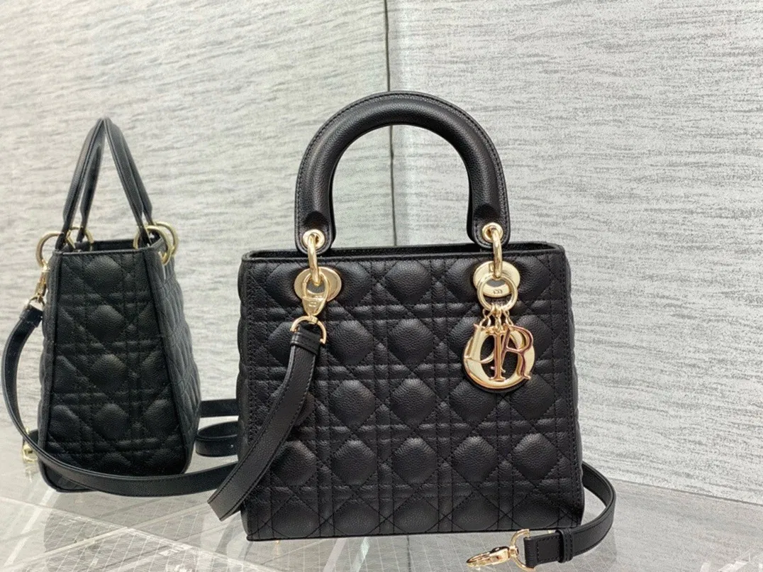 Dior Small Lady Dior My ABCDior Bag Knockoff in Black Cannage Lambskin — image 2