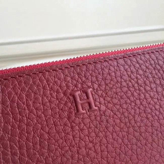 Ruby Designer Knockoff Hermes Wallet Azap Zipped — image 3