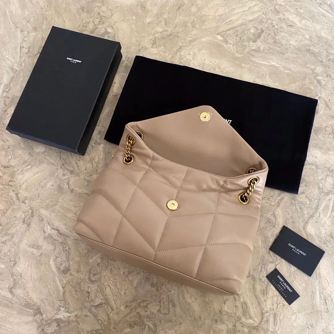 PUFFER MEDIUM BAG IN QUILTED LAMBSKIN — image 8