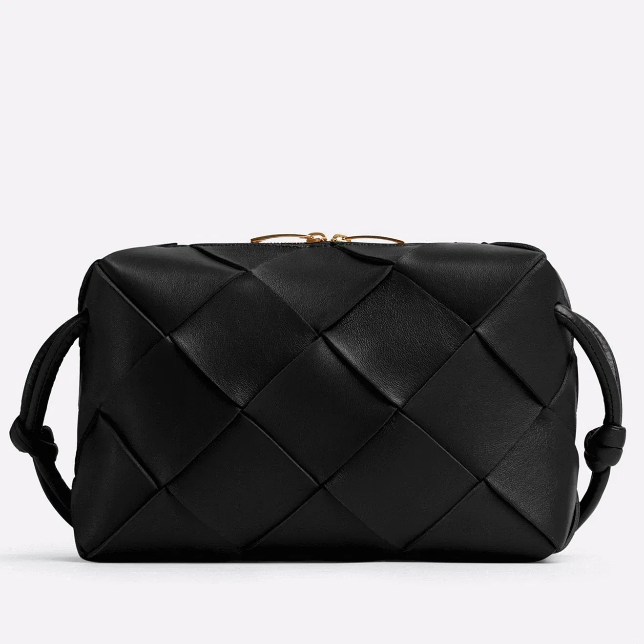 Bottega Veneta Small Cassette Camera Bag Black