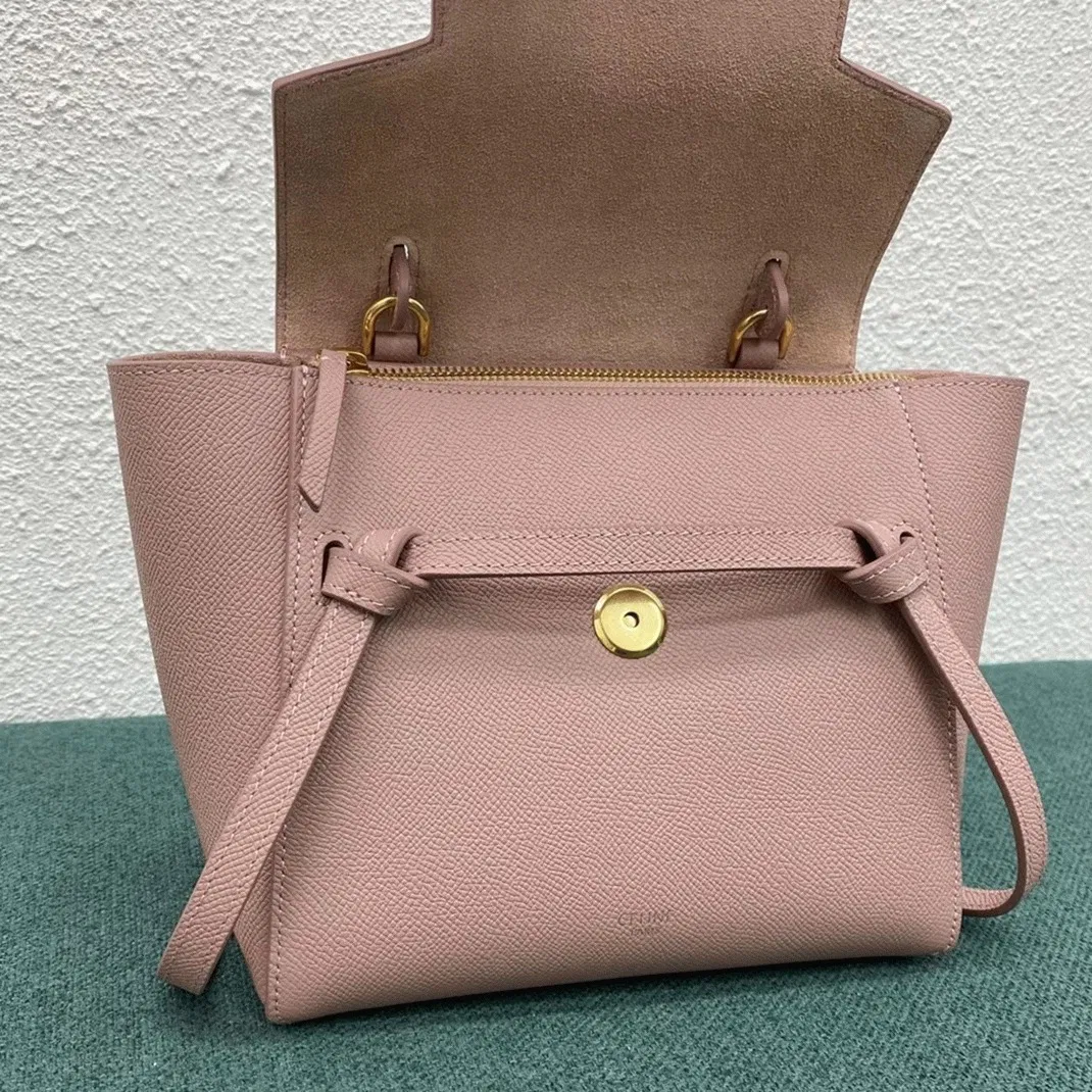 Celine Belt Nano Bag in Vintage Pink — image 12