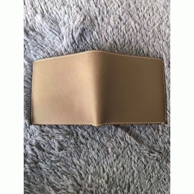 Taupe best Hermes Copernic compact wallet — image 2