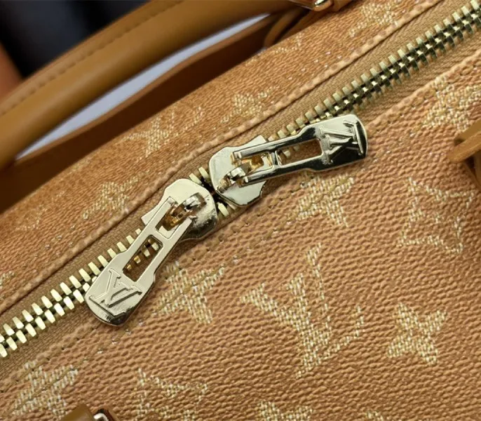 Louis Vuitton Monogram Heritage Canvas Keepall Bandouliere 55 In Yellow — image 8
