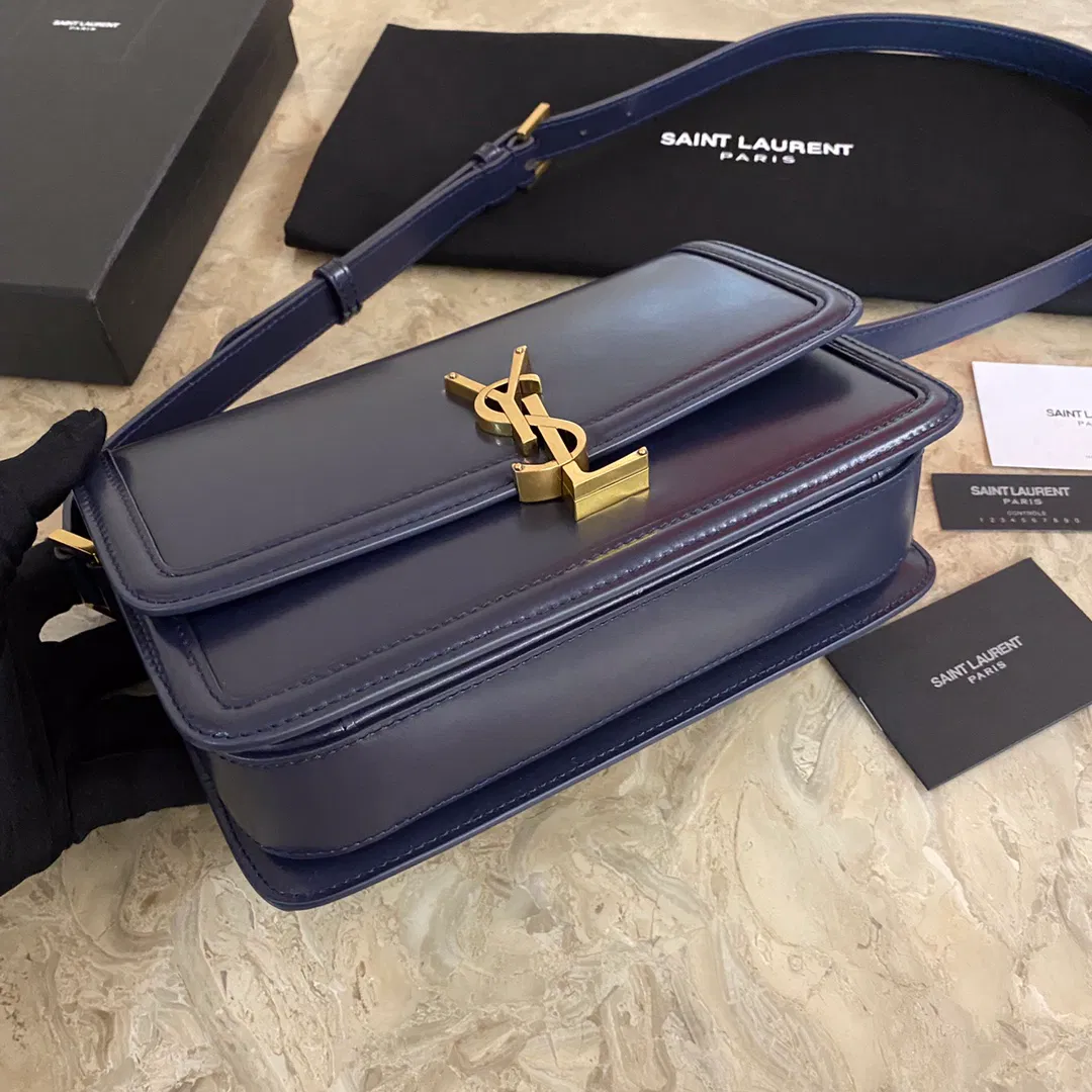 SOLFERINO MIDDLE SATCHEL IN LACQUERED AYERS — image 3