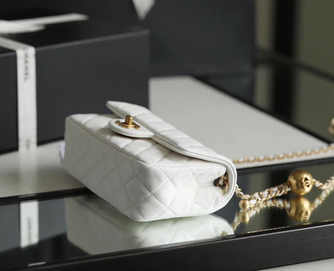 Chanel classic flap mini with golden ball — image 5