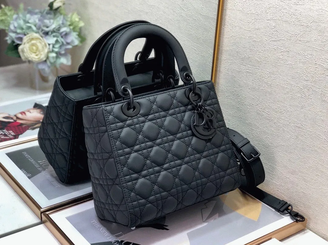 Dior Lady Dior Medium Bag in Black — image 5