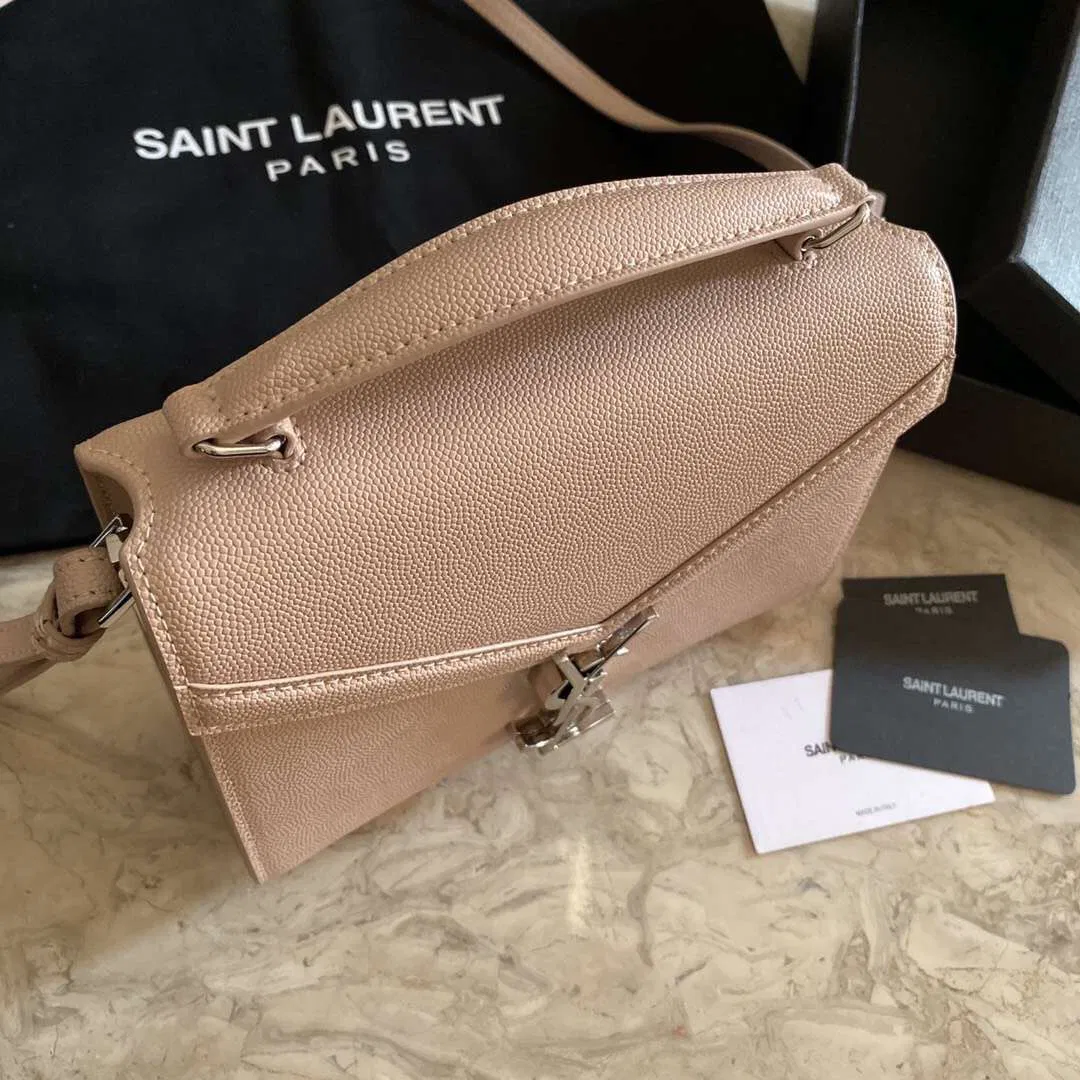 CASSANDRA MONOGRAM CLASP BAG IN MATTE PYTHON — image 5