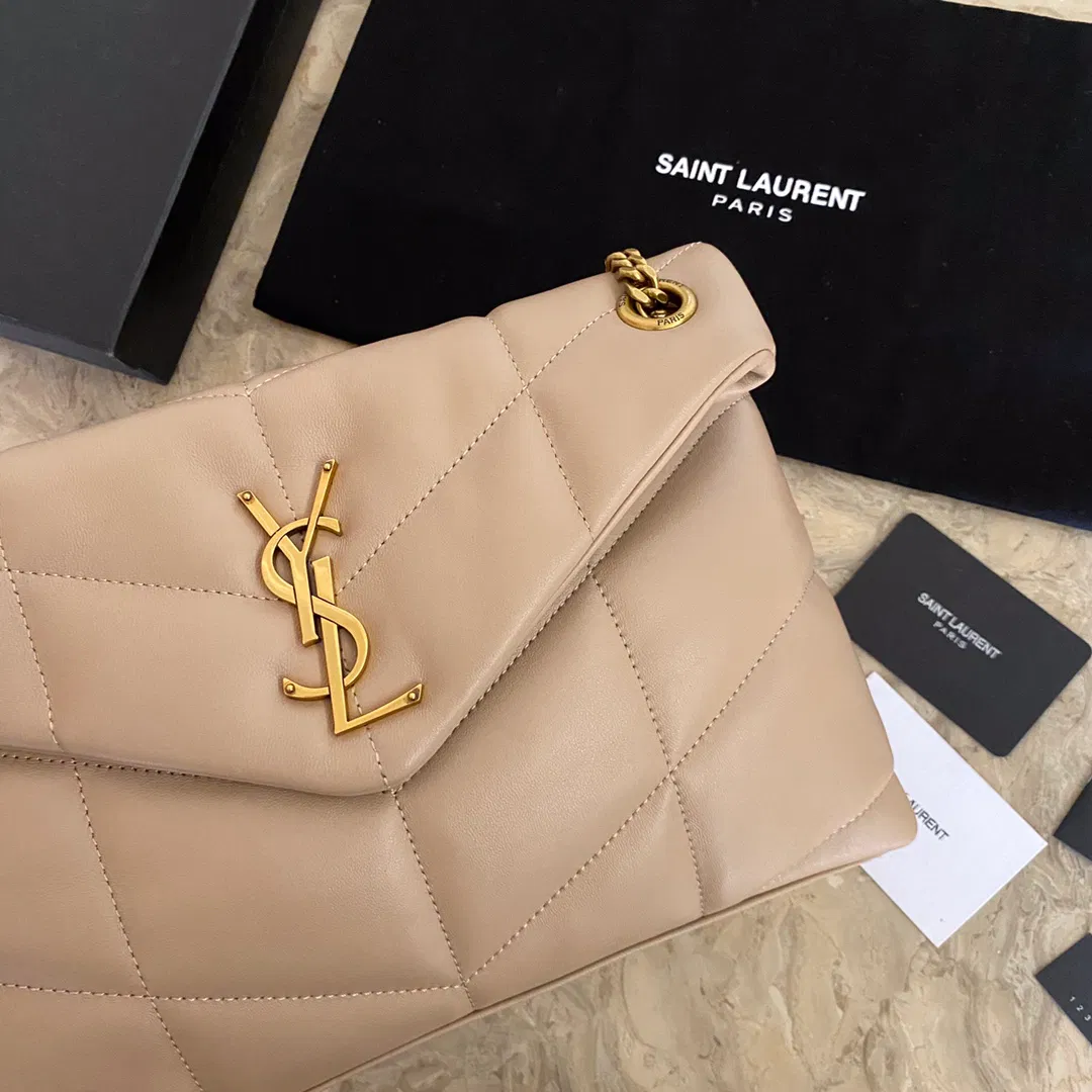 PUFFER MEDIUM BAG IN QUILTED LAMBSKIN — image 3