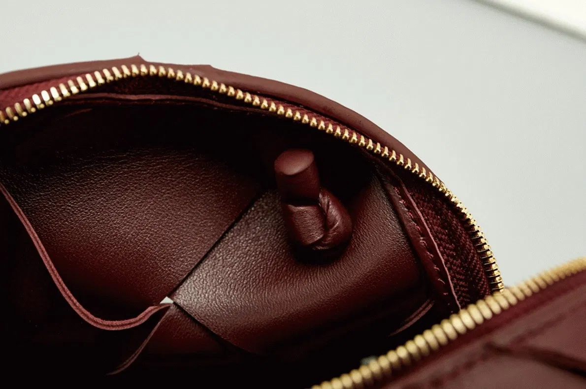 Bottega Veneta Mini Cassette Camera Bag Bordeaux — image 2