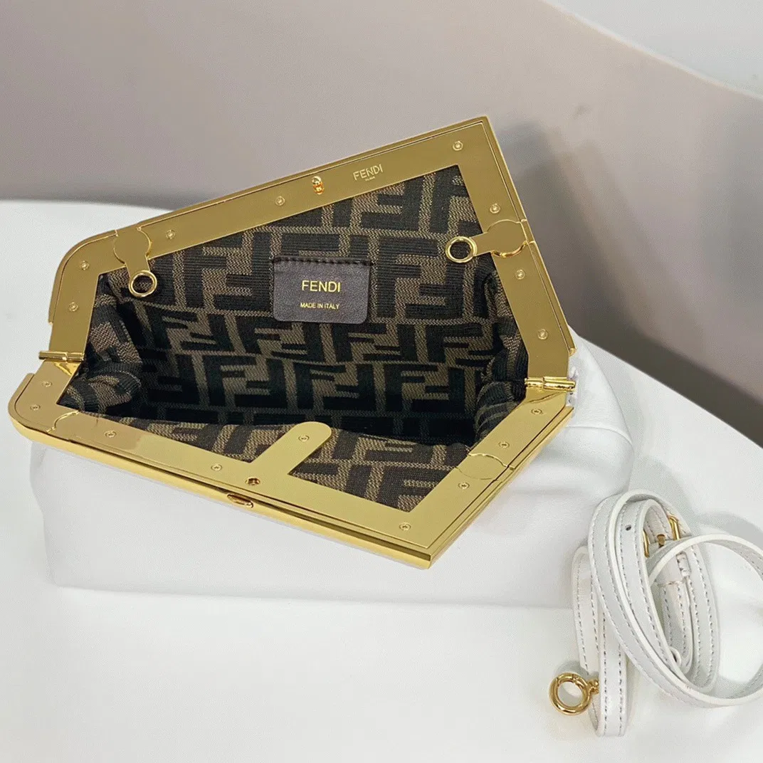 Top Quality Previous Previous Fendi First Small Bag In White — image 5