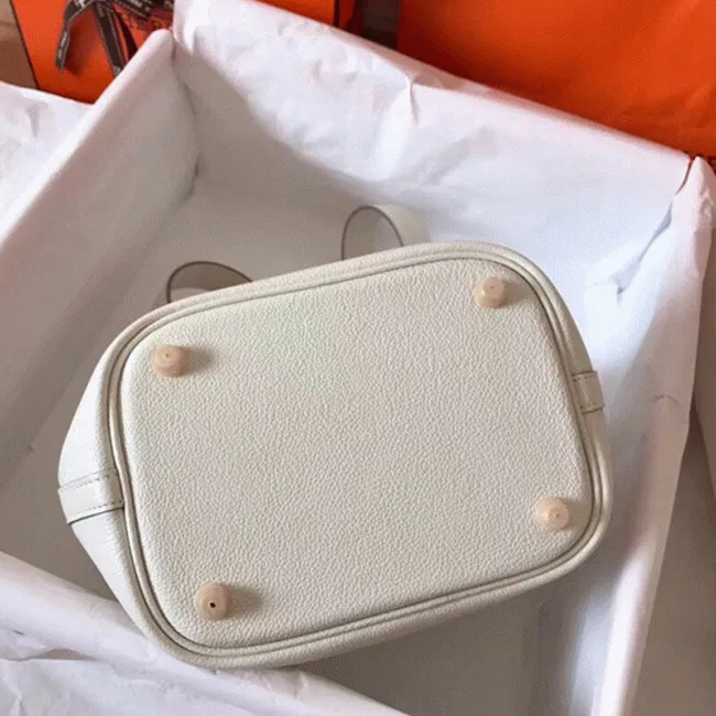 White luxury Hermes Picotin Lock 18cm handbag — image 3