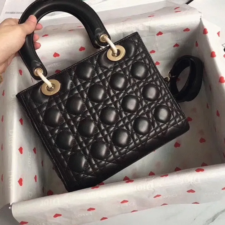Dior Lady Dior Medium Bag in Black — image 4