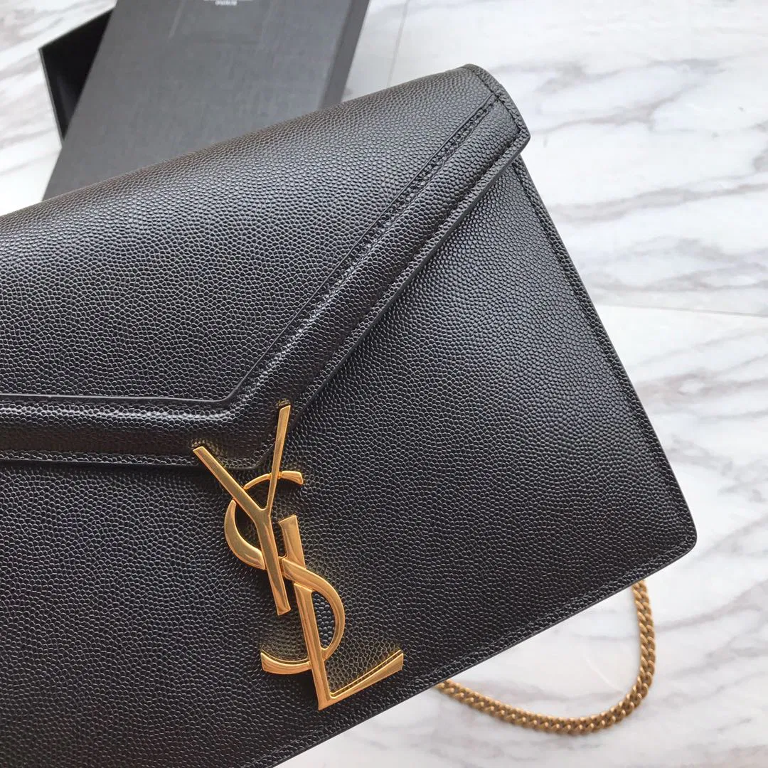 CASSANDRA MONOGRAM CLASP BAG IN OSTRICH — image 3
