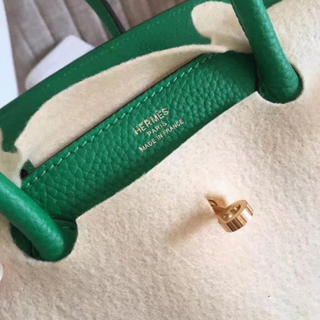 Bamboo Tone Knockoff Hermes Birkin 30cm Purse — image 8