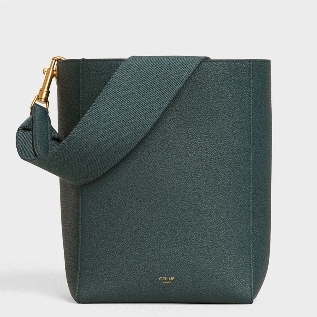 Top Quality Celine Sangle Small Bucket Bag In Amazone Calfskin